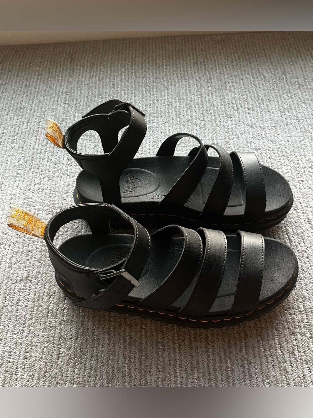 Dr. Martens Blaire Athena Leather Strap Sandals - US W 10